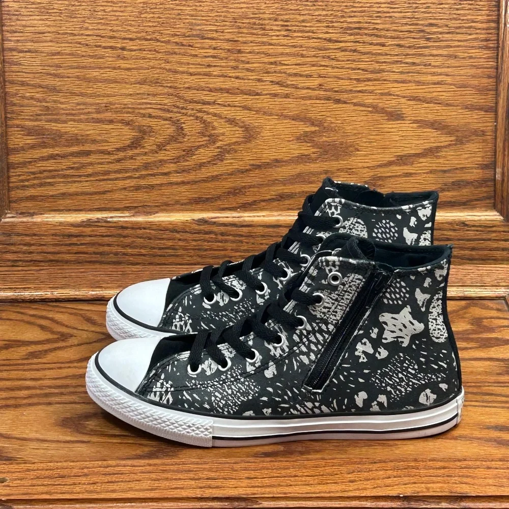 Converse Ct Side Zip Hi Black Mouse Shoes‎